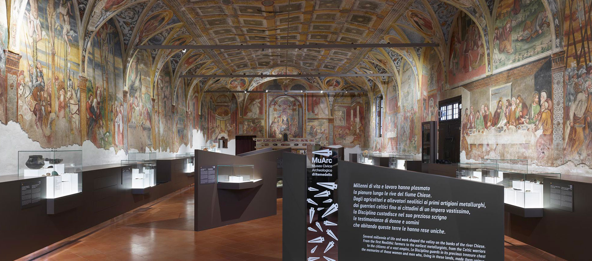 Concept e allestimento completo del nuovo museo civico di Remedello